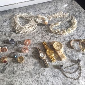 Pearl work jewelry set